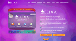 Desktop Screenshot of elixa-probiotic.com